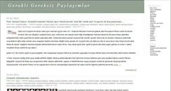 Desktop Screenshot of gereksiz.info